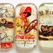 Glass Magnets, Fridge Magnets, Vintage Prints, Poster Magnets