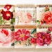 Flower Glass Magnets, Fridge Magnets, Floral Magnet, Flower Magnets, Glass Magnets, Nature