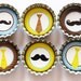 Necktie, Mustache, Magnets for men, Fridge Magnets, Kitchen Magnets, Fathers Day, Gift for him, moustache, bottle cap magnets, bottle caps