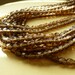 Czech Fire Polished Round Beads - Smokey Quartz- 4mm - 2 strands (100 beads)