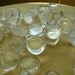 Cracked Rock Crystal Briolette Drop Beads - Crystal Clear - 16mm - 16 inch strand.