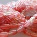 Strand Cherry Quartz Tube Beads