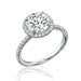 Diamond Engagement Ring 1.46 Ct Round Cut Halo Design 14K Gold Limited Sale EGL
