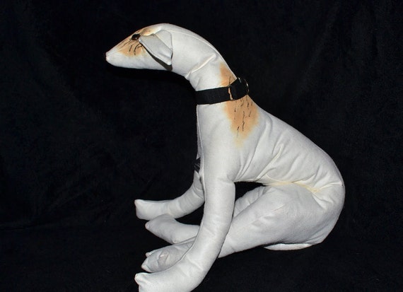 greyhound stuffed animal toy