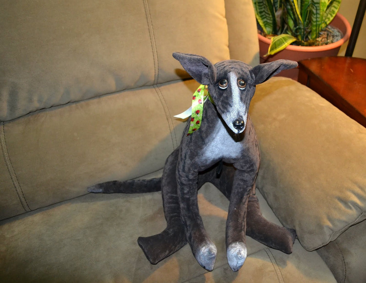 stuffed greyhound