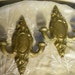 French Provincial Brass Candelabra / Hollywood Regency Candelabra / Brass Candelabra / Wall Sconce