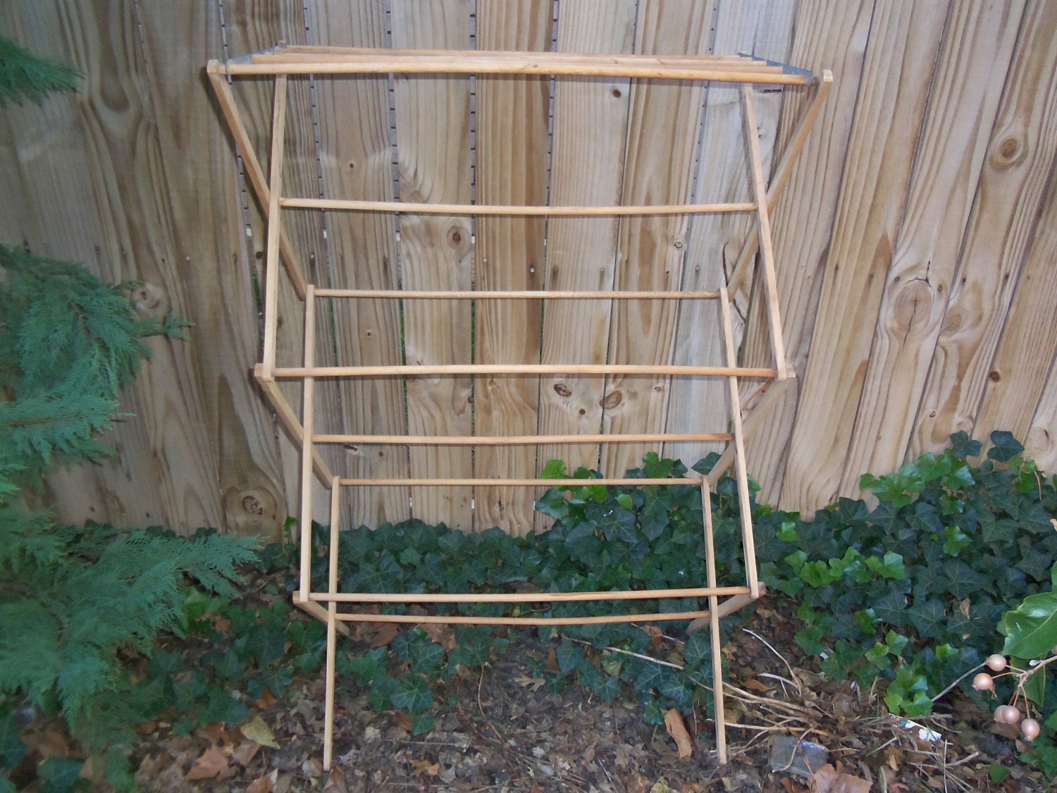 Vintage Primitive drying rack clothes drying rack by frenchtwine