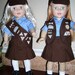 18 in Doll Brownie Girls Scout Outfit
