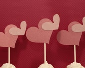 2 Pink Hearts Valentines Day Cupcake Toppers Il_170x135