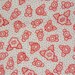 Mary Engelbreit Fabric 2001 - Red and Cream Posies - 34"
