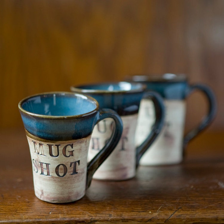 Shot glass Mug Shot Espresso shot Demitasse cup by juliaedean