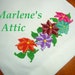 Vintage set of french knot embroidered pillowcases for housewares, bedding, linen, sewing, crafts, home decor by MarlenesAttic