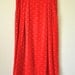 Vintage Red Polka Dot Secretary Skirt