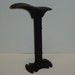 Antique Cast Iron Shoe Form Last Stand Anvil Primitive Cobbler Shoemaker Tool Rustic Decor