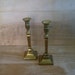 SALE - Vintage Brass Candlesticks