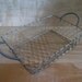 SALE - Small Galvanized Wire Basket