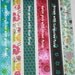 Personalized Embroidered Keyfob Keychain Wristlet in Floral Design