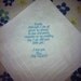 Father of the bride hankie.