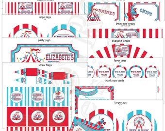 Circus Party Decorations, Vintage Style