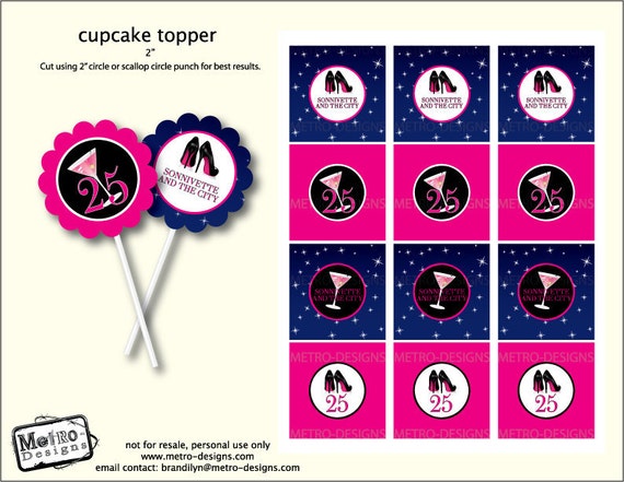 Sex And The City Sex And The City Tags Sex And The City Cupcake Toppers Sex And The City 7053