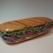 Submarine Sandwich Hand Painted Rock Art