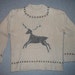 Deer Reindeer Ugly Christmas Sweater Xmas Large Christopher & Banks