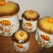 Merry Mushroom Canister Set of 4
