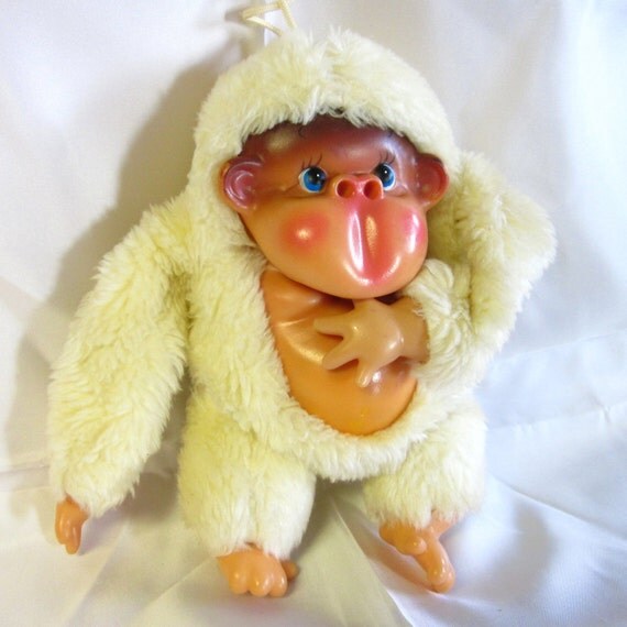 monkey sucking thumb toy