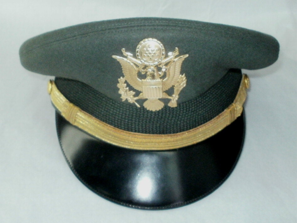 Vintage U.S. Army Military Dress Uniform Hat Berkshire De Luxe