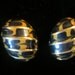 Vintage Erwin Pearl Earrings - Animal Print Enamel and Gold Tone - Clip Style - Womens Designer Fashion Accessory