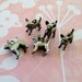 Chiwawa Doggie Charms -5 pieces-(Antique Pewter Silver Finish)--style 712--Free combined shipping