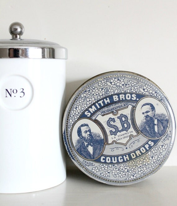 Vintage Smith Brothers Cough Drop Tin