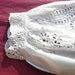 1850s Restored Antique Victorian Lawn False Sleeves with Whitework - Collector's Piece