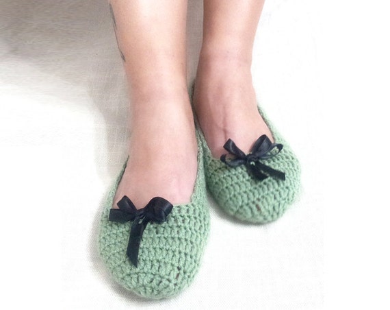 warm Home for SHiPPiNG classic slippers Booties Dance  green Healthy yoga   FREE diabetics slippers