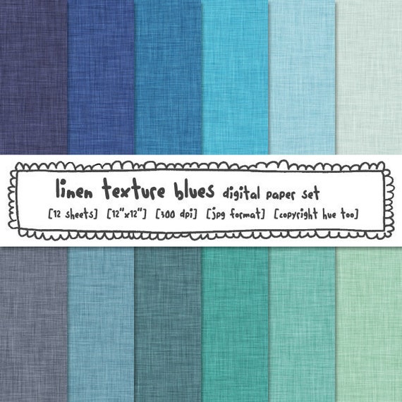 Items similar to digital paper linen texture blue, photography backgrounds, linen patterns