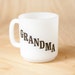 Milk Glass Grandma Mug by Glasbake