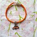 Orange VW Beetle Bracelet