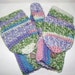 Convertible Fingerless Mittens in Sugarplum Stripe Pastel Variegated Crochet