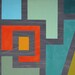 Original Oil on Canvas Modern Abstract Painting - COMPOSITION - 24"X48"
