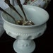 Vintage Milk Glass King's Crown Thumbprint Wedding Bowl/Compote