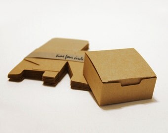 Set of 100, Kraft Gift Box, Favor, Gift, Party