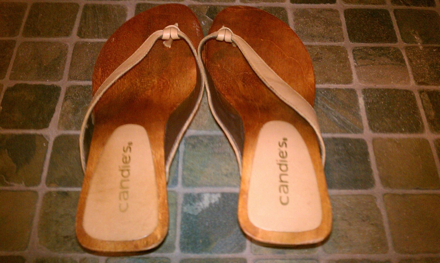 candies wooden clogs