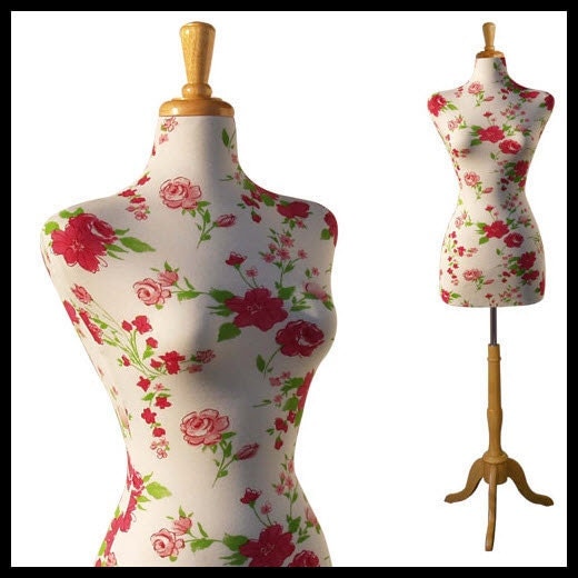 female-decorative-dress-form-mannequin-print-fabric-flower