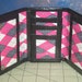 pink plaid duck tape wallet