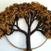 Vintage Tree of Life Fiber Art Wall Hanging c1970s