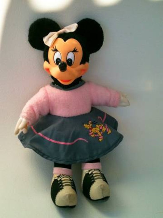 vintage minnie mouse stuffed doll