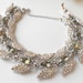 Vintage rhinestone bracelet signed Bogoff bridal jewelry for wedding- bridesmaids