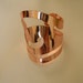 Reserved for "C", Vintage Cuff, Modern Style, Rose Colored Metal