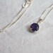 Gemstone Artisan Pendant Fine Vintage Jewelry Altered Blue Iolite Necklace Tasrete