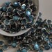 50 Western Pearl Snaps Set Medium Blue 4-Part Prong Size 16